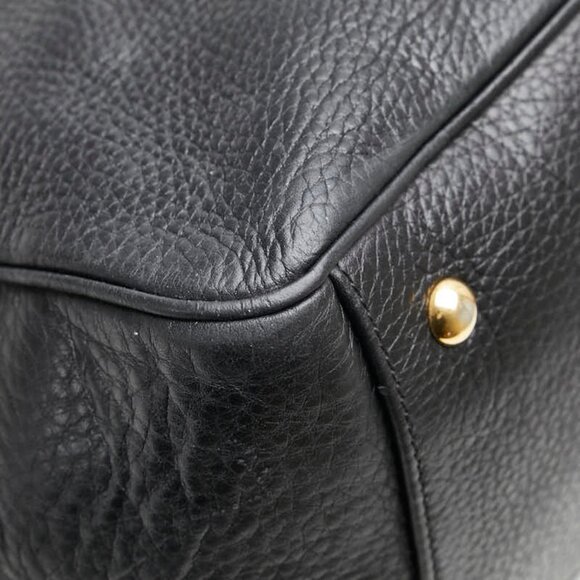 GUCCI Black Leather Boston Bag - Picture 8 of 16